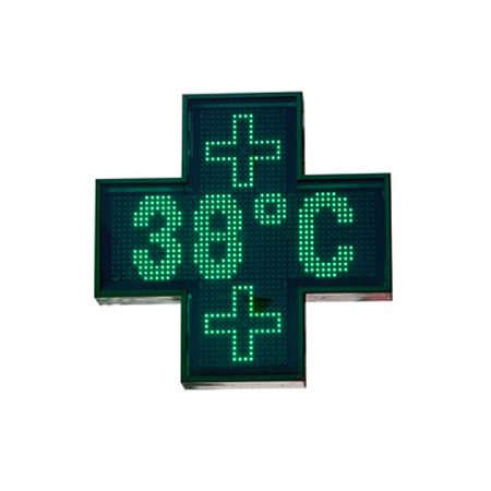 Croix de pharmacie à LED — JMJ Com, Villeurbanne et Lyon