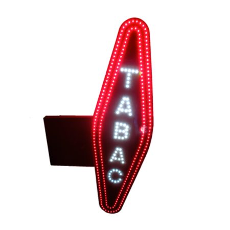 Carotte de tabac lumineuse à LED rouge pour bureau de tabac